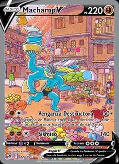 Machamp V card in Spanish