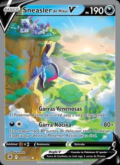 Sneasler de Hisui V card in Spanish