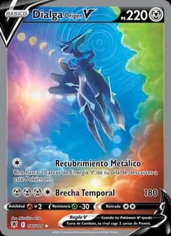 Dialga Origen V card in Spanish