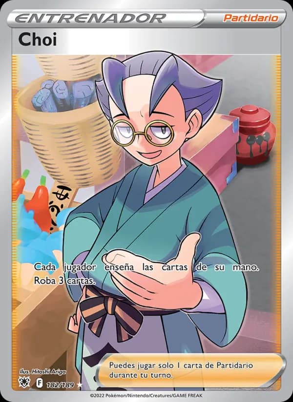 Choi card in Spanish