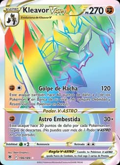Kleavor V-ASTRO card in Spanish