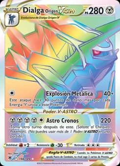 Dialga Origen V-ASTRO card in Spanish