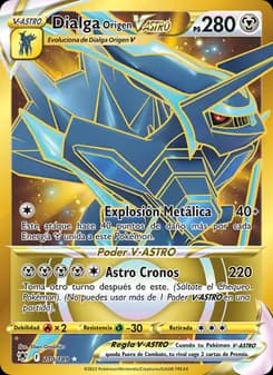 Dialga Origen V-ASTRO card in Spanish