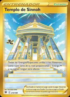 Templo de Sinnoh card in Spanish