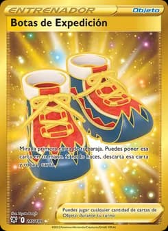 Botas de Expedición card in Spanish