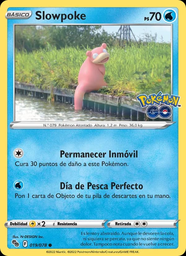 Slowpoke card in Spanish