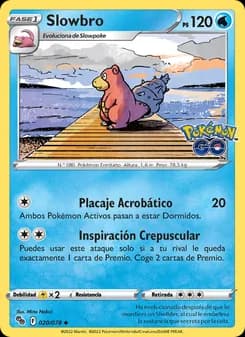 Slowbro card in Spanish