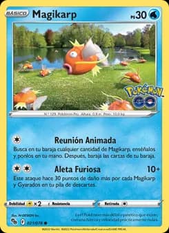 Magikarp card in Spanish