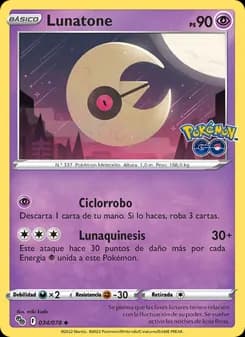 Lunatone card in Spanish