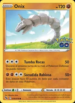 Onix card in Spanish