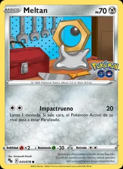 Meltan card in Spanish