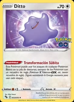 Ditto card in Spanish