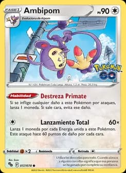 Ambipom card in Spanish