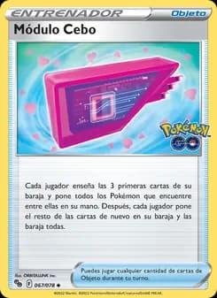 Módulo Cebo card in Spanish