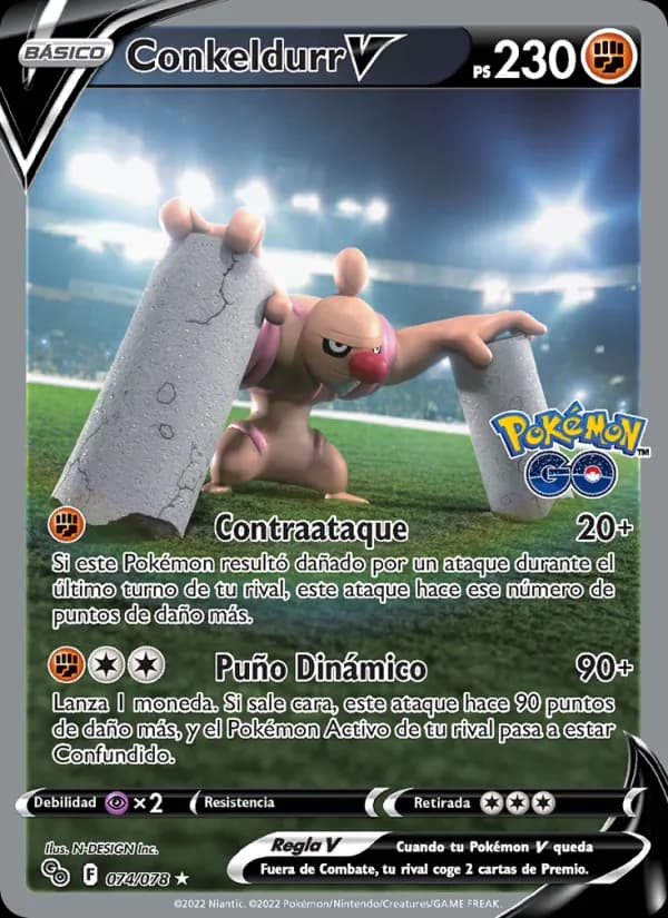 Conkeldurr V card in Spanish