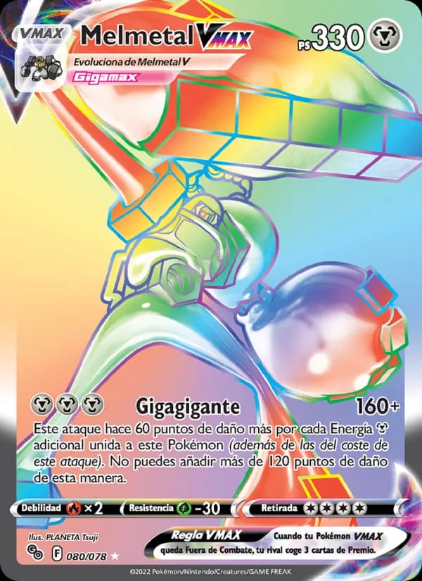 Melmetal VMAX card in Spanish