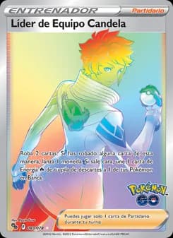 Líder de Equipo Candela card in Spanish