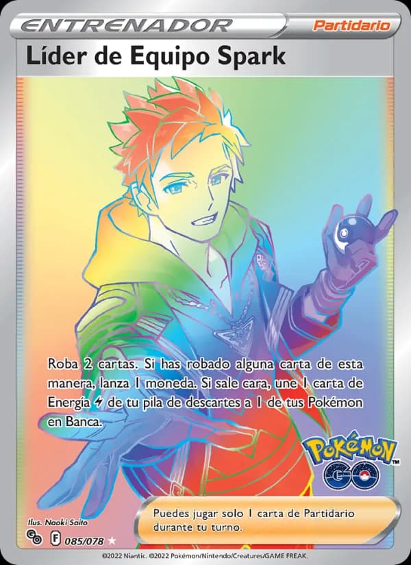 Líder de Equipo Spark card in Spanish