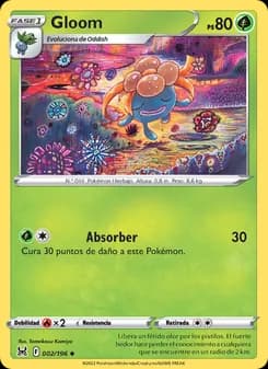 Gloom card in Spanish