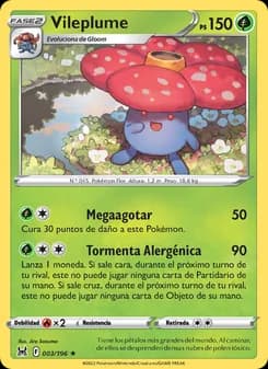Vileplume card in Spanish