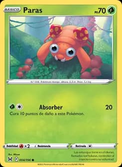 Paras card in Spanish