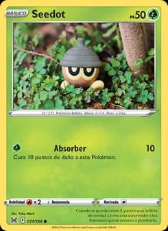 Seedot card in Spanish