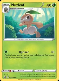 Nuzleaf card in Spanish