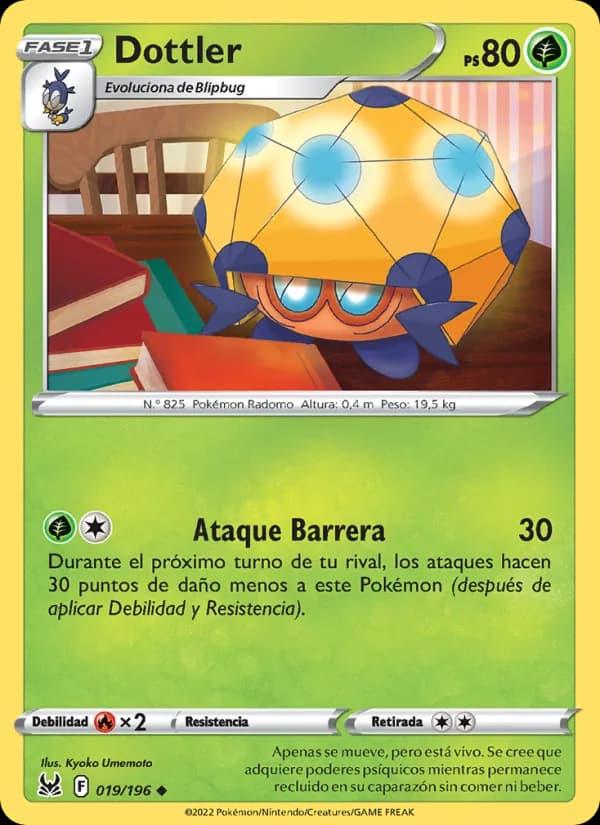 Dottler card in Spanish