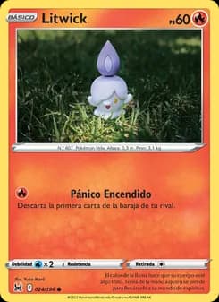 Litwick card in Spanish