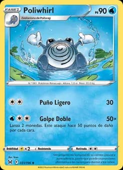 Poliwhirl card in Spanish