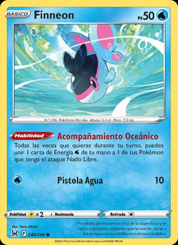 Finneon card in Spanish