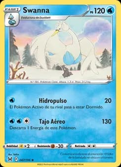 Swanna card in Spanish