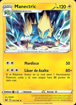 Manectric card in Spanish