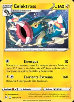 Eelektross card in Spanish