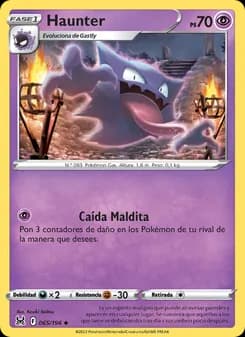 Haunter card in Spanish