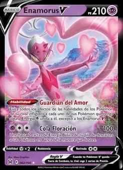 Enamorus V card in Spanish