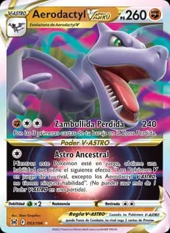 Aerodactyl V-ASTRO card in Spanish