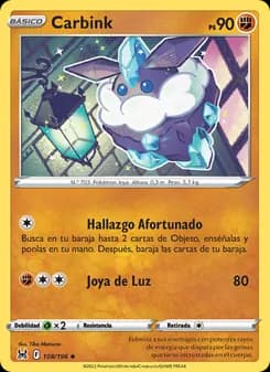 Carbink card in Spanish
