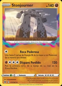Stonjourner card in Spanish