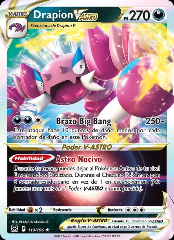 Drapion V-ASTRO card in Spanish