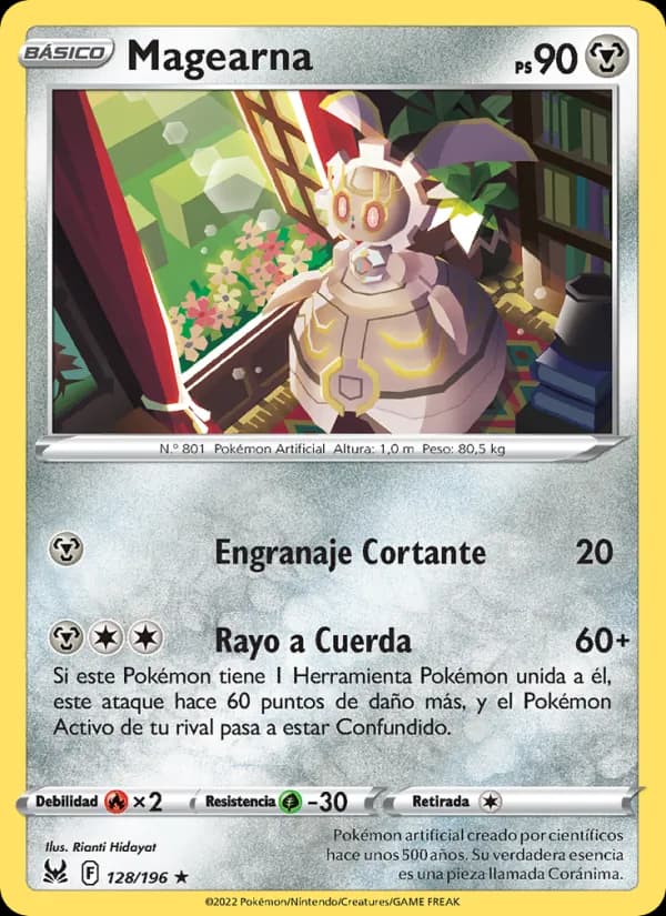 Magearna card in Spanish
