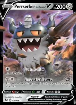 Perrserker de Galar V card in Spanish
