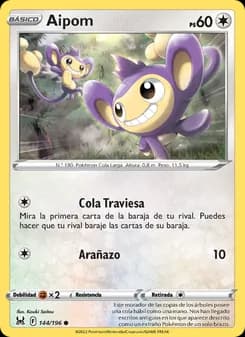 Aipom card in Spanish