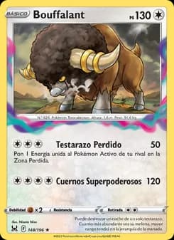 Bouffalant card in Spanish