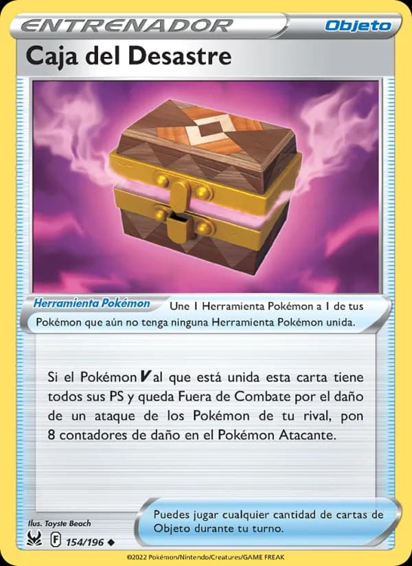 Caja del Desastre card in Spanish