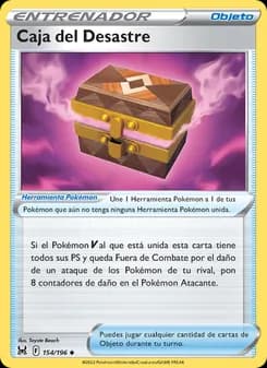 Caja del Desastre card in Spanish