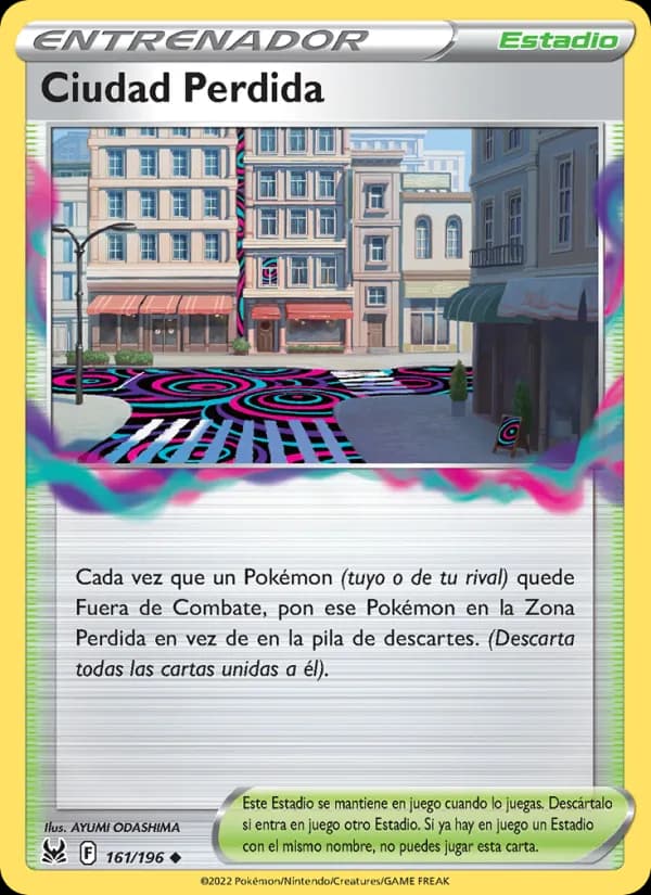 Ciudad Perdida card in Spanish