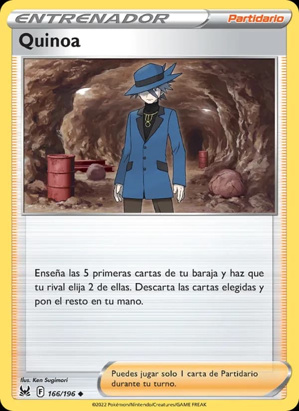 Quinoa card in Spanish