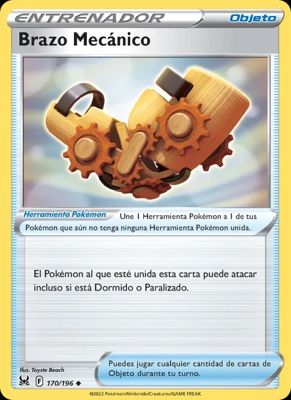 Brazo Mecánico card in Spanish