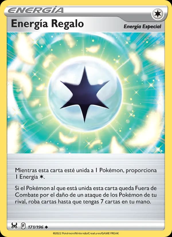 Energía Regalo card in Spanish